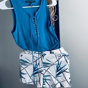 White House Black Market Shorts and shirt